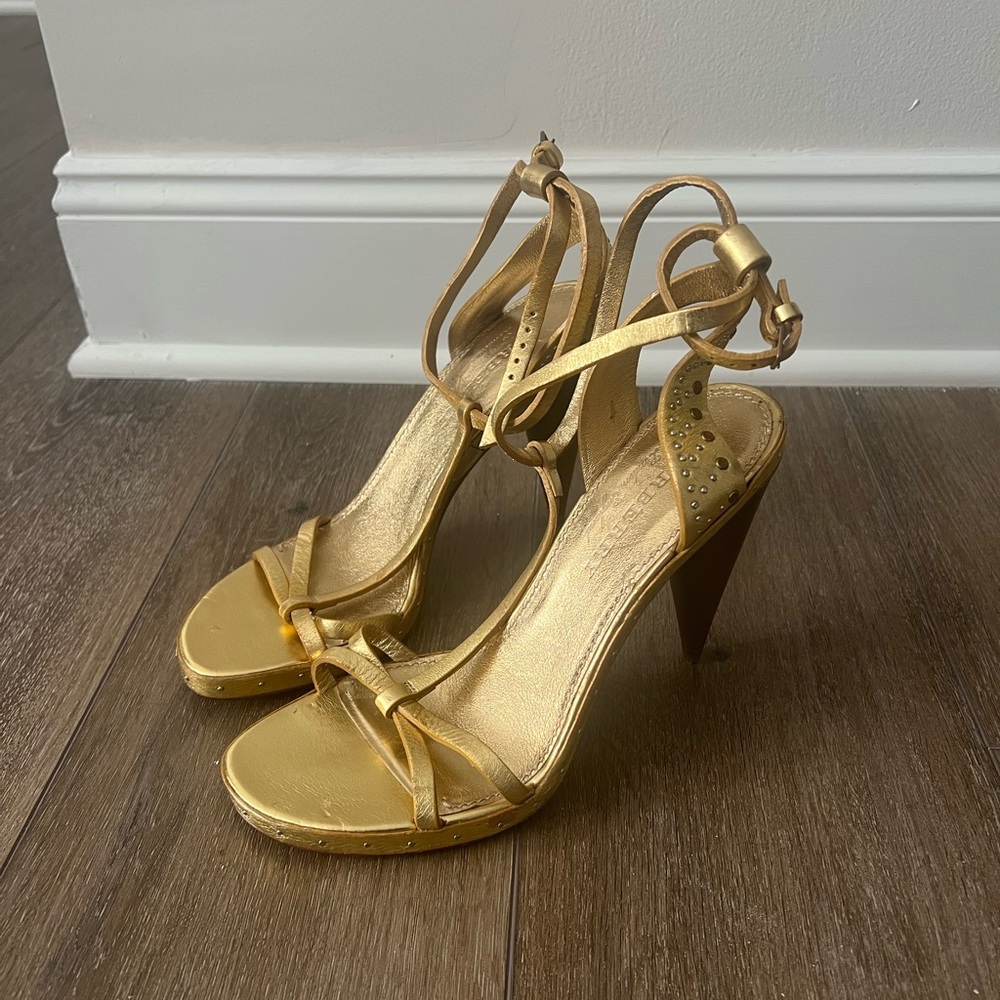 Burberry Hans Runway Cone Heels